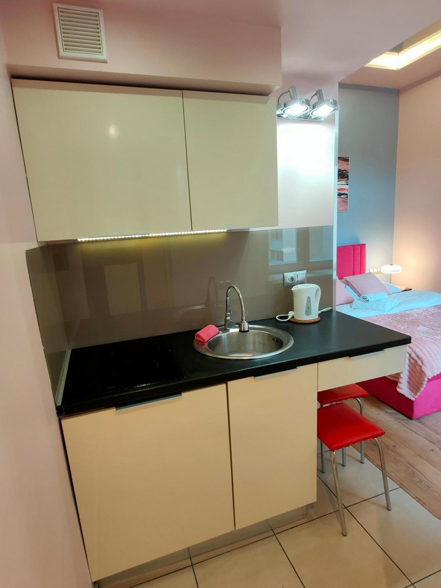 Mirror Pink Studio Apartment Kraków Eksteriør billede