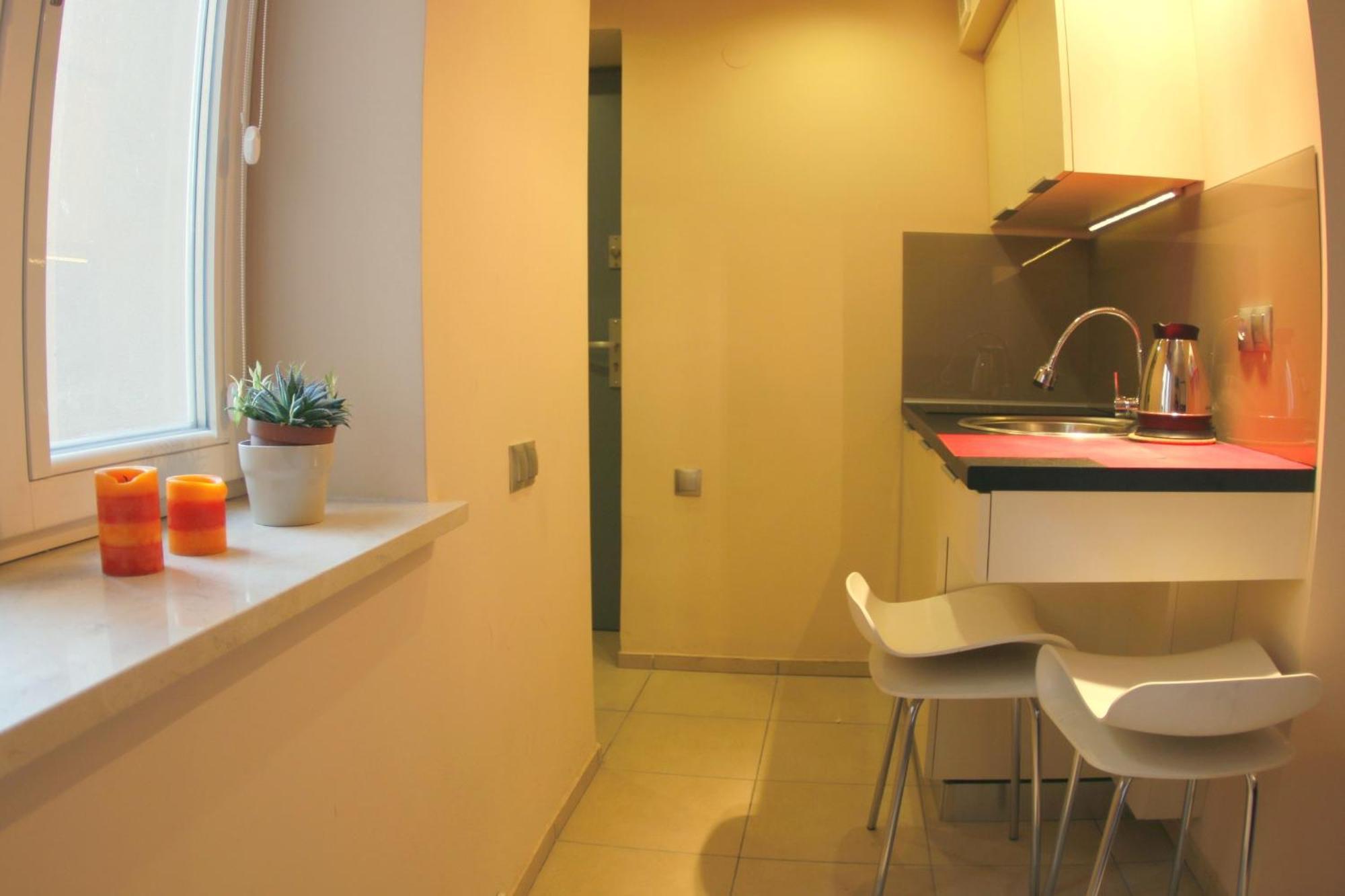 Mirror Pink Studio Apartment Kraków Værelse billede